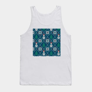 Christmas knitted pattern Tank Top